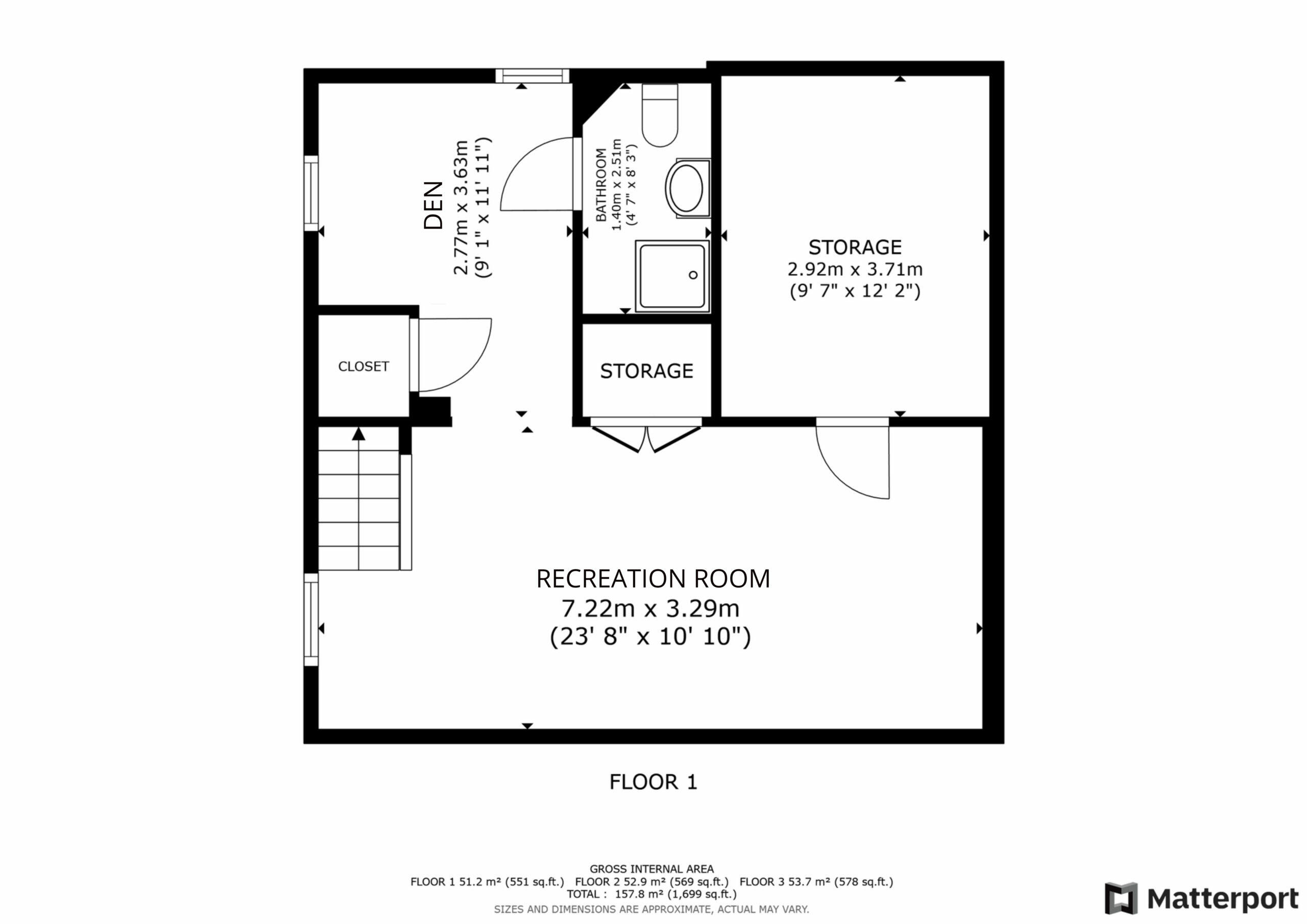 329 Bridge St E - Basement Floor Plans