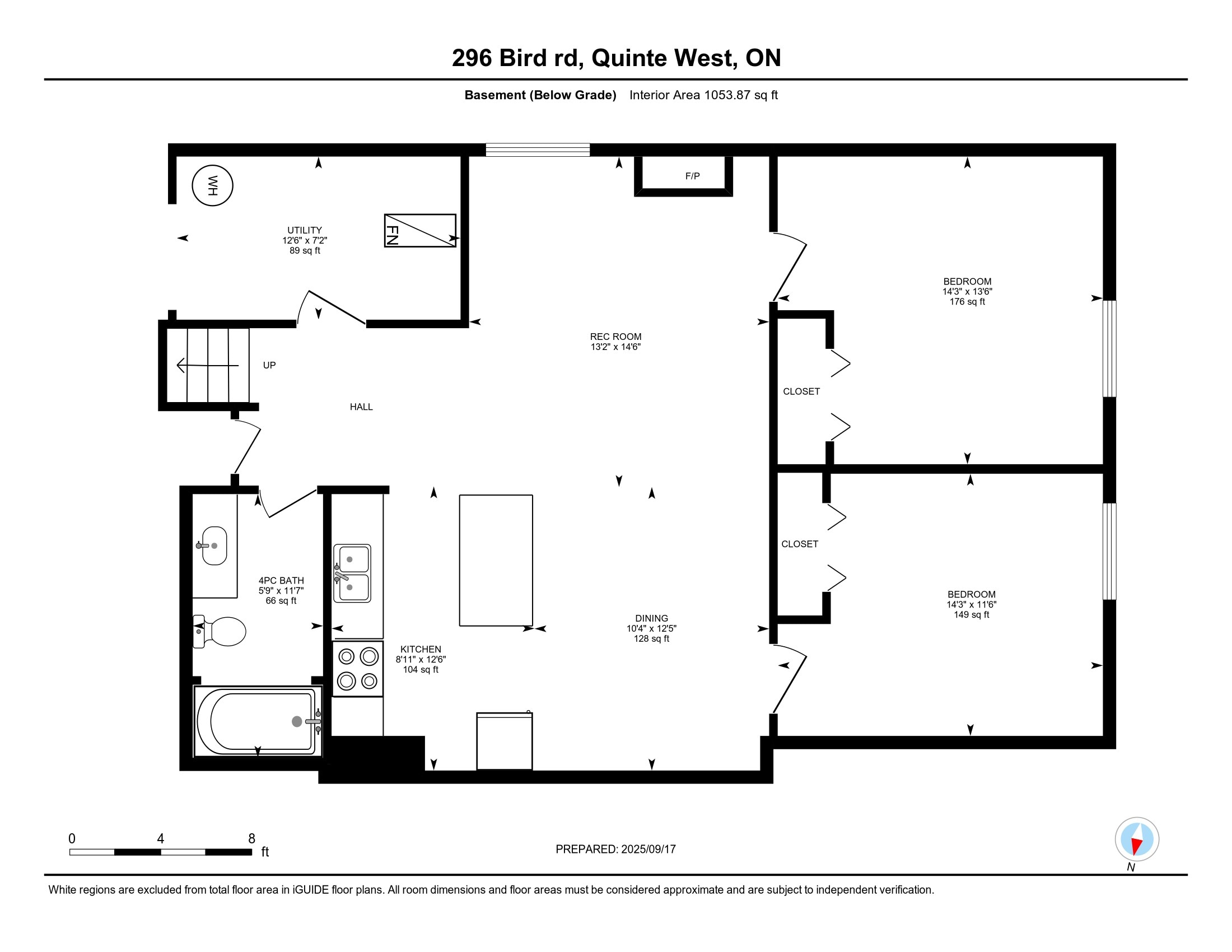 296 Bird Rd - Basement