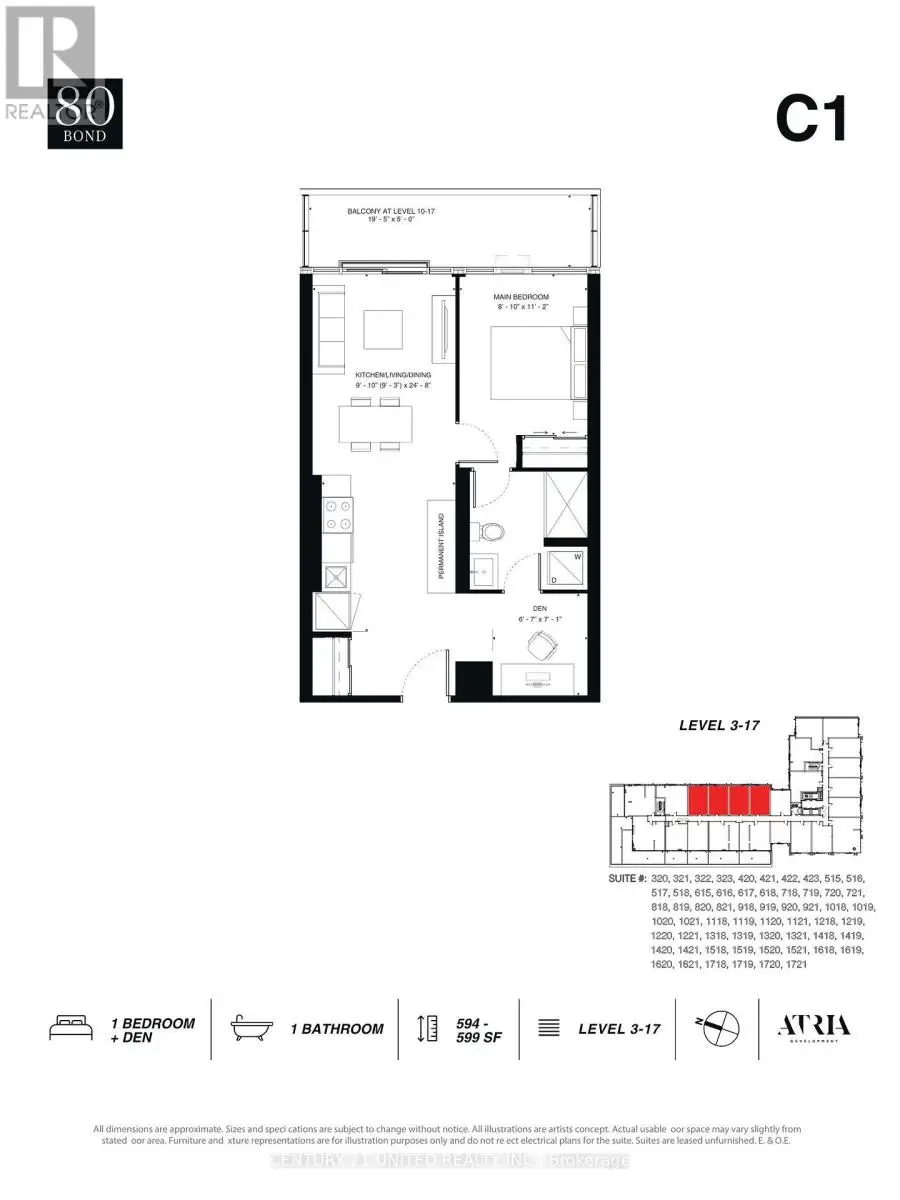 821 - 80 Bond Street E, Oshawa, Ontario  L1G 0E6 - Photo 2 - E12002873