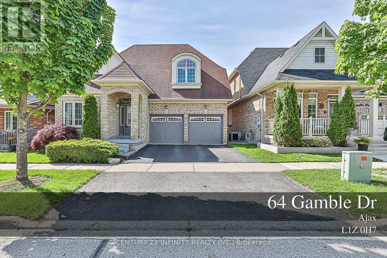 64 Gamble Drive, Ajax, Ontario  L1Z 0H7 - Photo 1 - E12180364