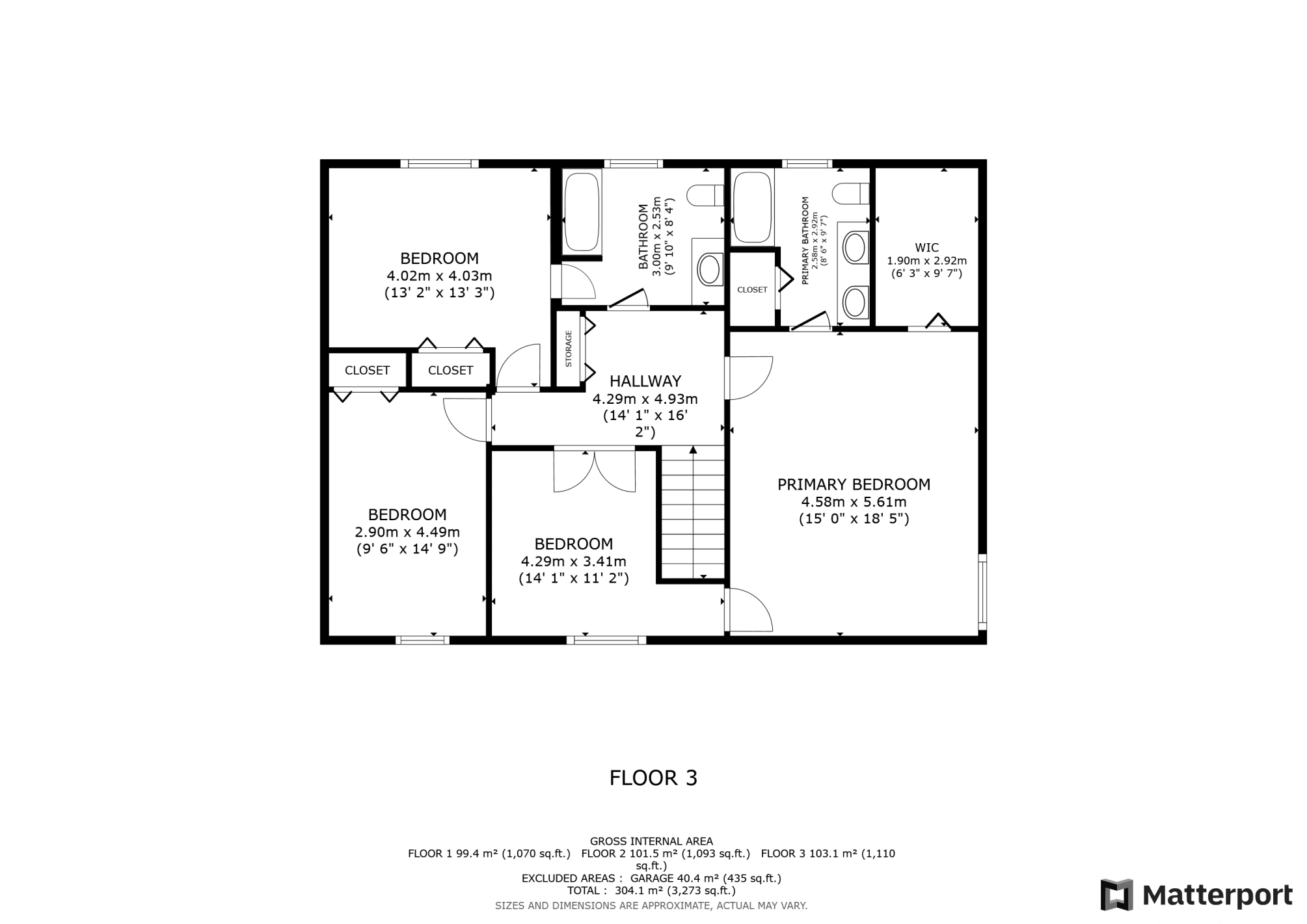 43 Dungannon Dr - Second Level Floor Plan 43 Dungannon Dr - Second Level Floor Plan