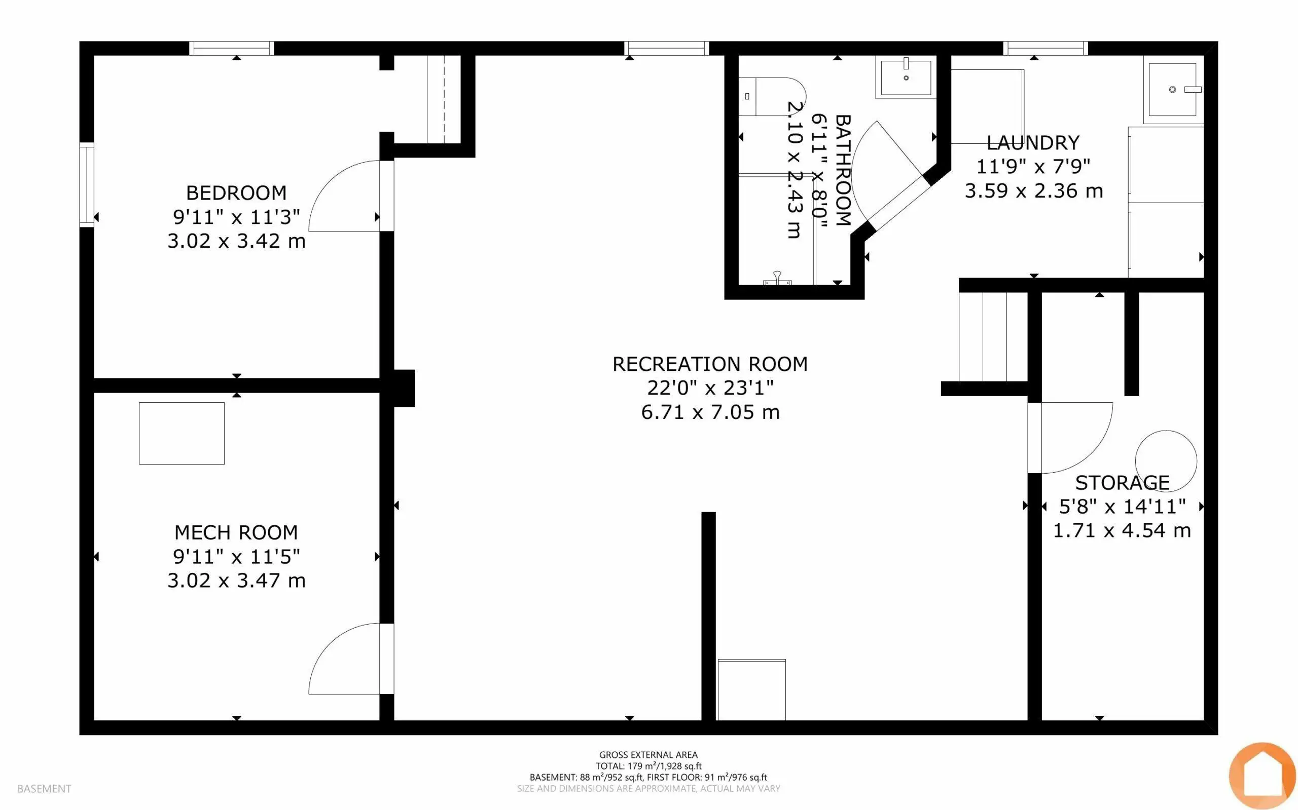 54 Weller Ave - Lower Level Floor Plans 54 Weller Ave - Lower Level Floor Plans