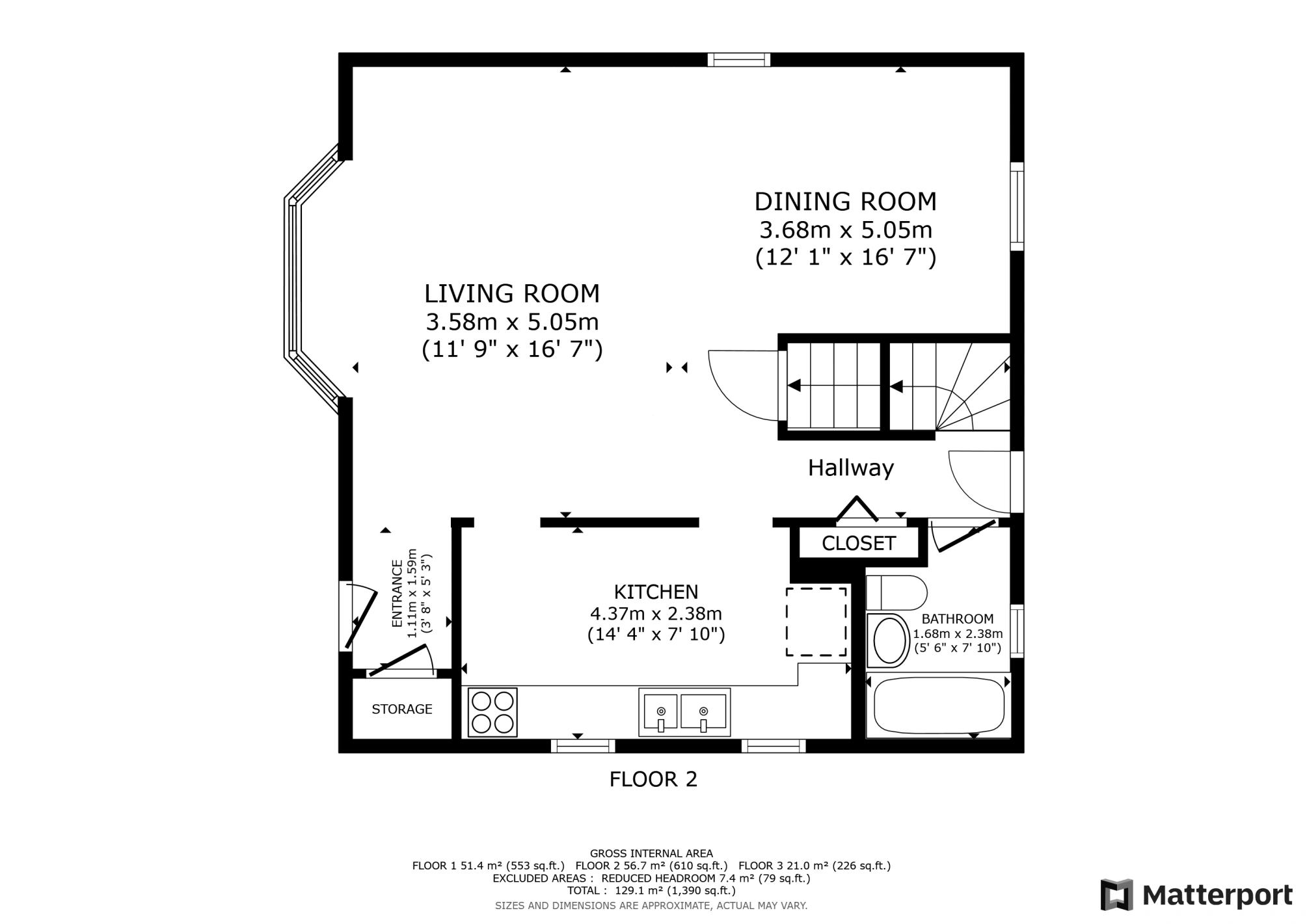 215 Pine St - Main Level Floor Plans