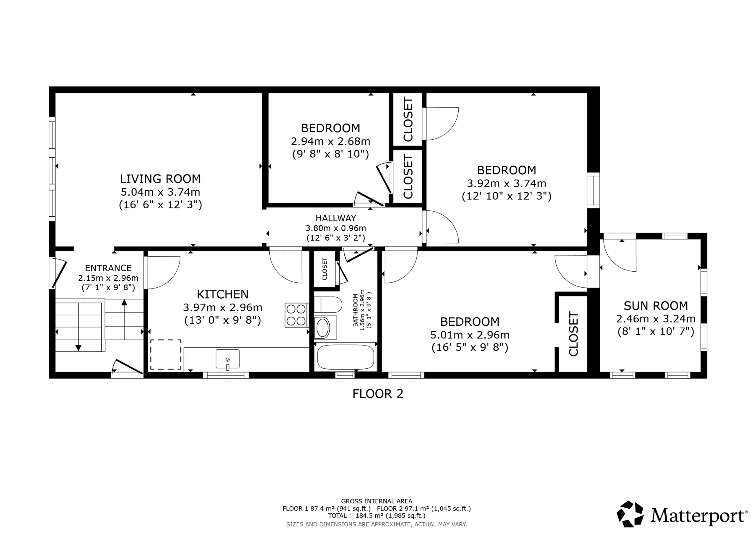 284 Victoria Ave - Main Level Floor Plan