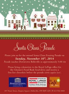 Belleville Santa Claus Parade 2014