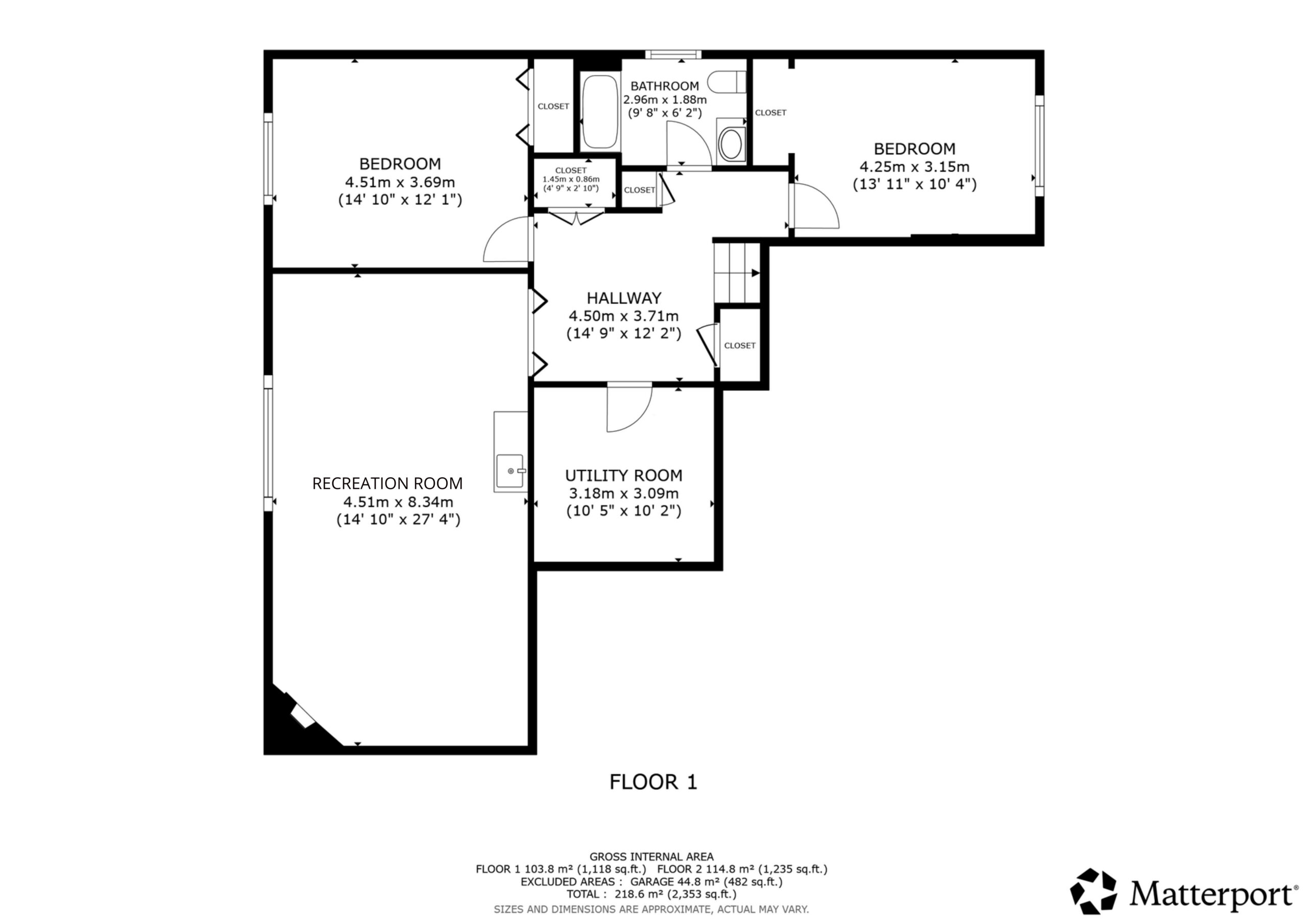 13 Freedom Cres - Basement Floor Plan